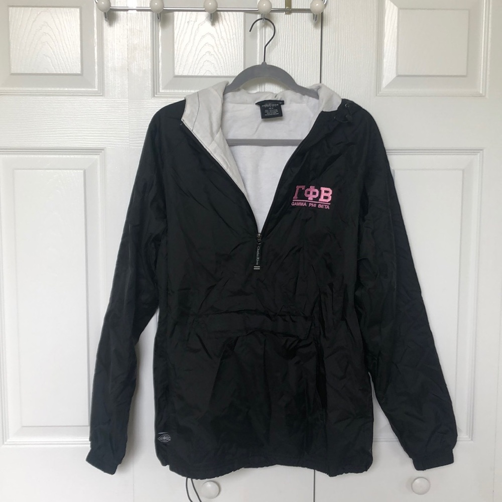 Gamma Phi Beta Embroidered Rain Jacket